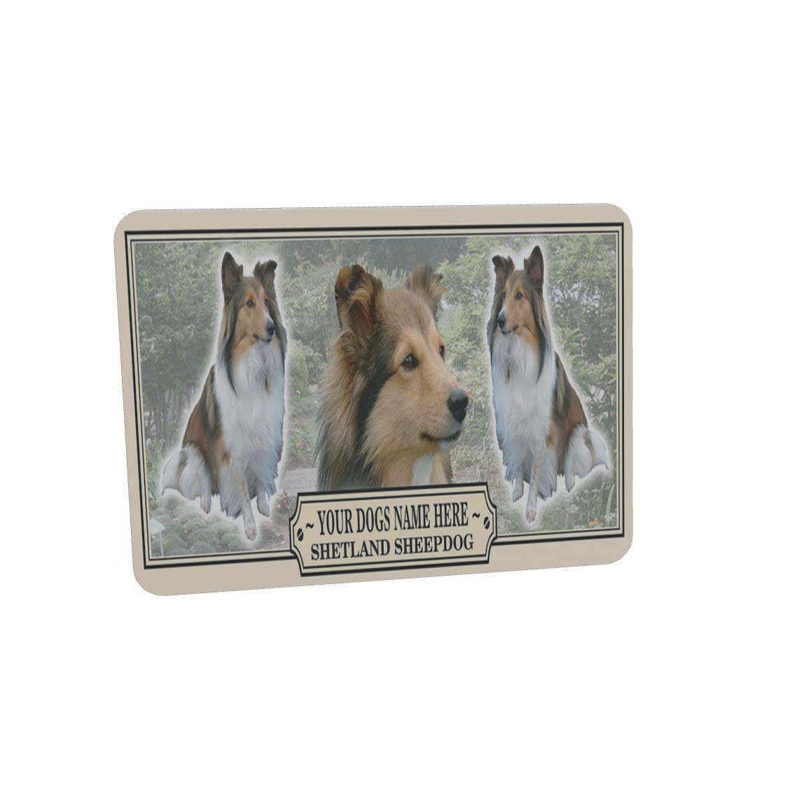 Shetland Sheepdog Personalised Dog Breed Mouse Mat Gift