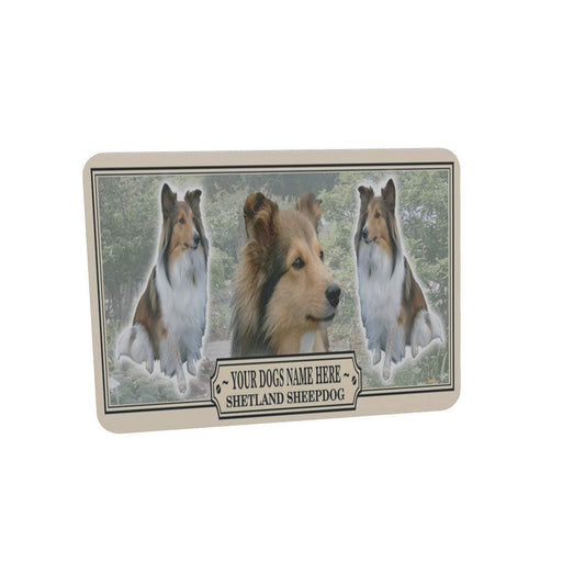 Shetland Sheepdog Personalised Dog Breed Mouse Mat Gift