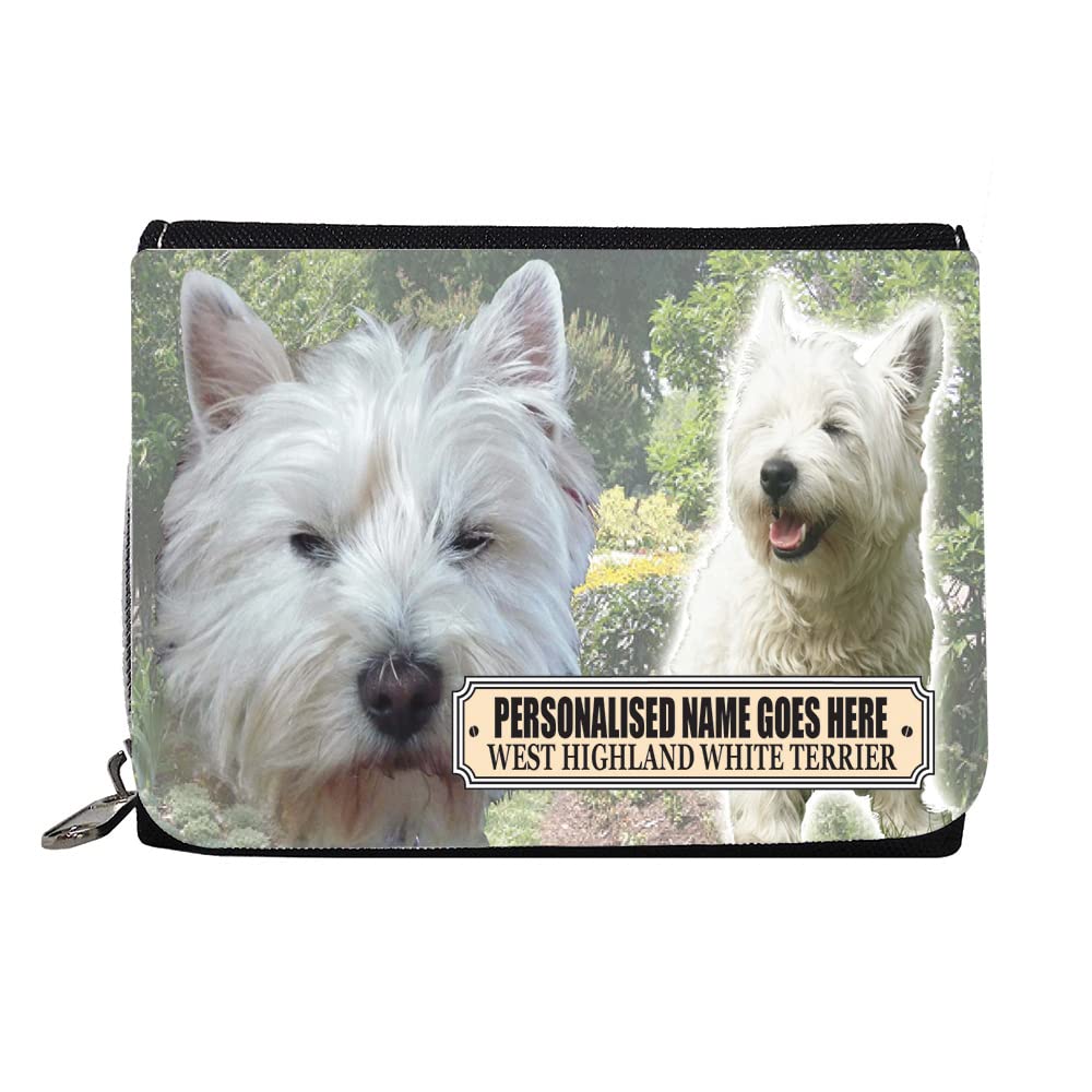 West Highland Westie Terrier Personalised Dog Breed Gift Purse