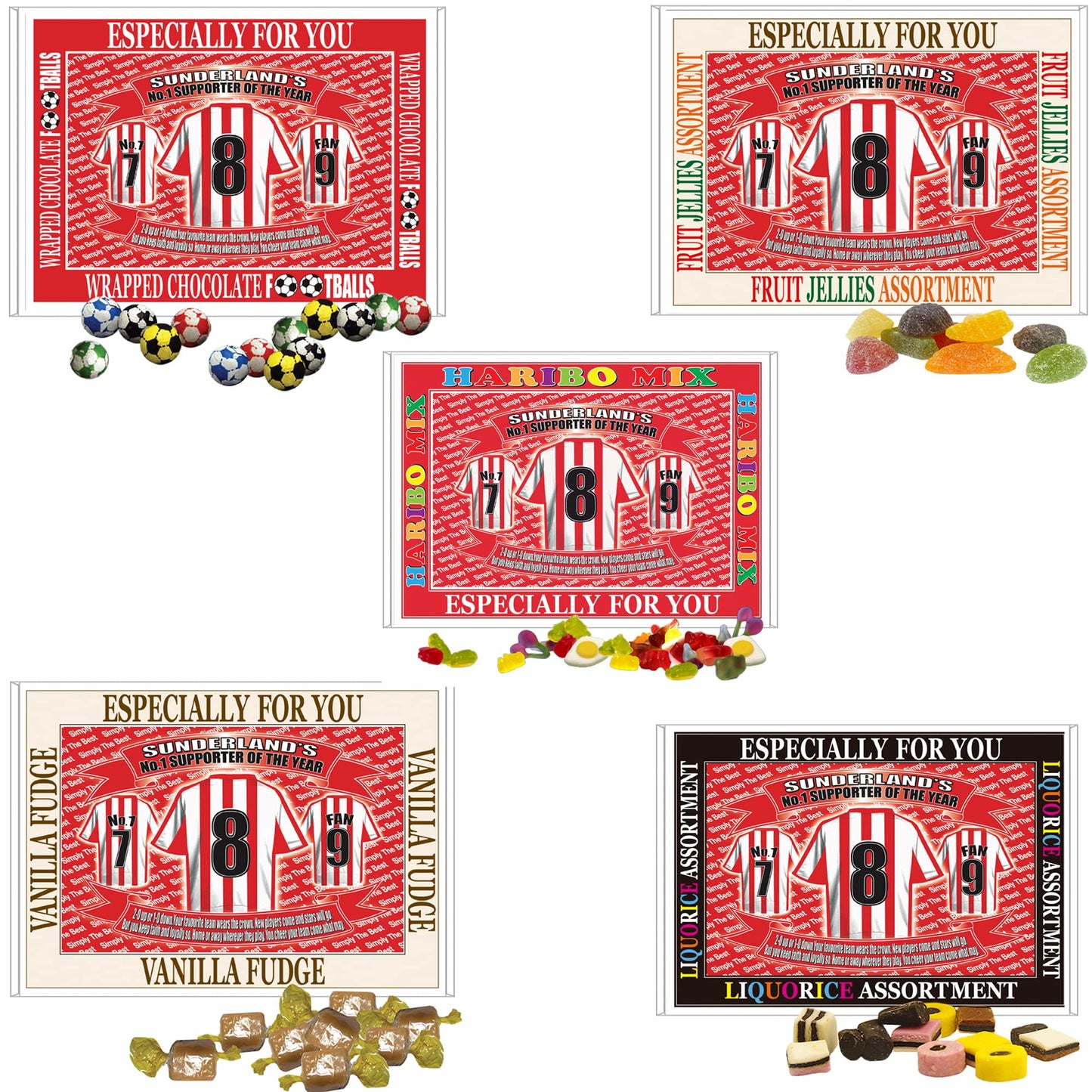 Sunderland Football Shirt Gift Boxed Sweets