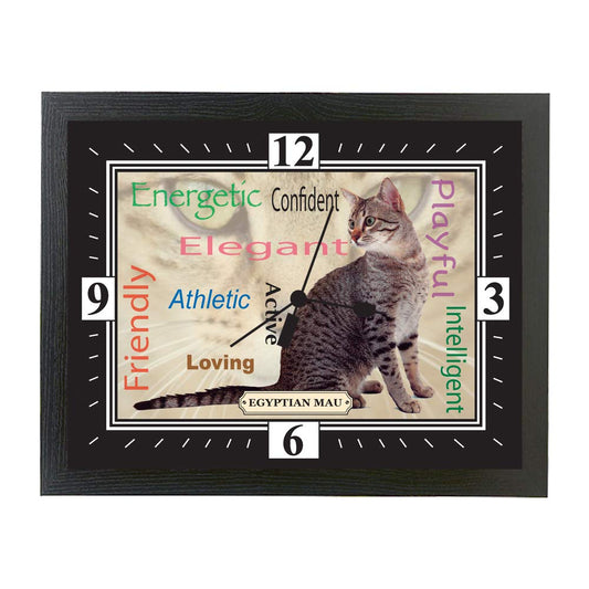 Egyptian Mau Cat Breed Gift Clock