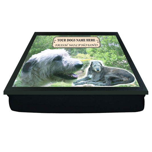 Irish Wolfhound Personalised Dog Breed Gift Lap Tray