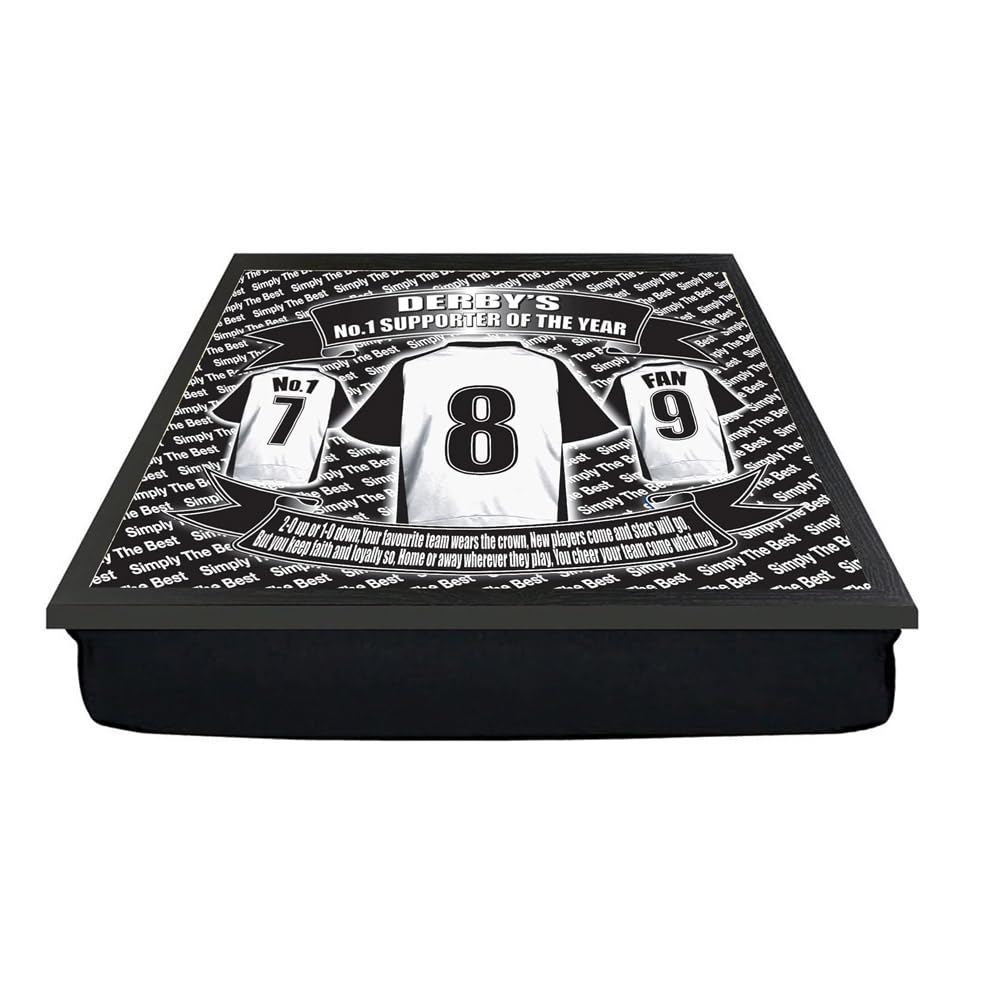 Derby Football Shirt Lap Tray And Mug Gift Set