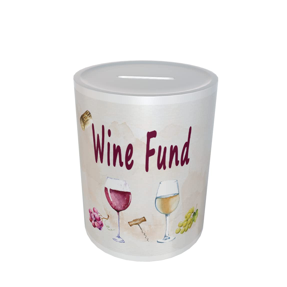 Wine Fund Ceramic Piggy Bank Money Box Gift