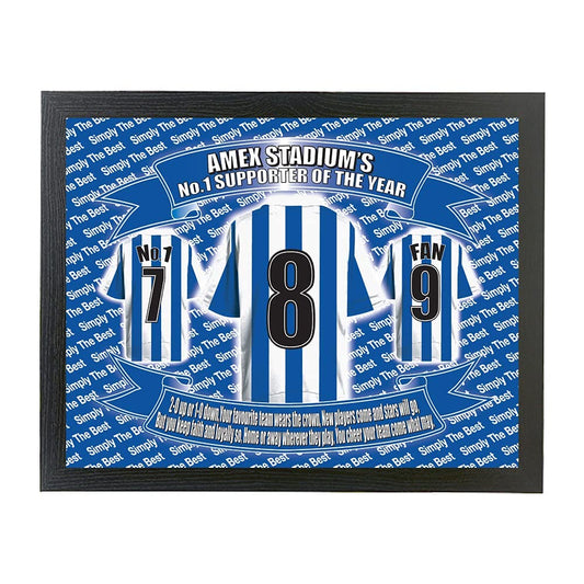 Brighton Football Shirt Picture Gift
