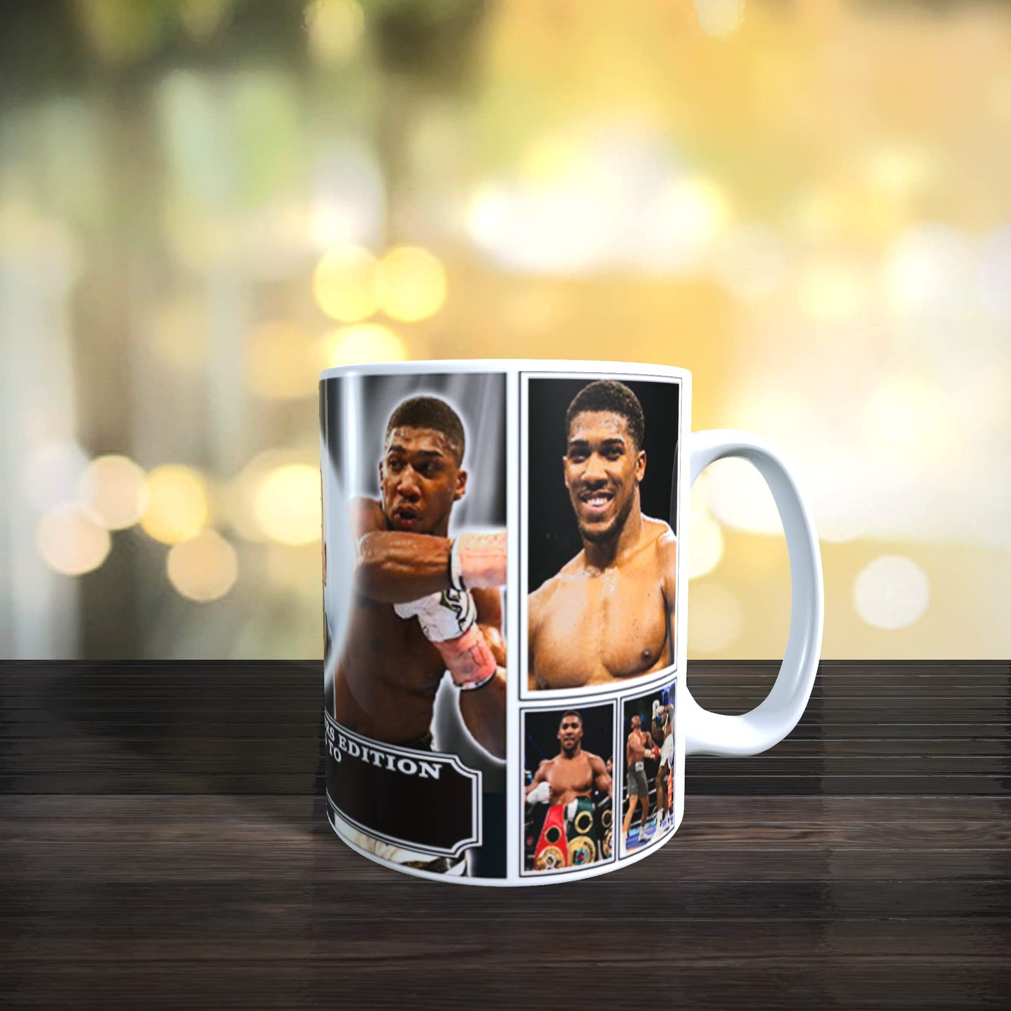 Anthony Joshua Personalised Icon Gift Mug with Sweets