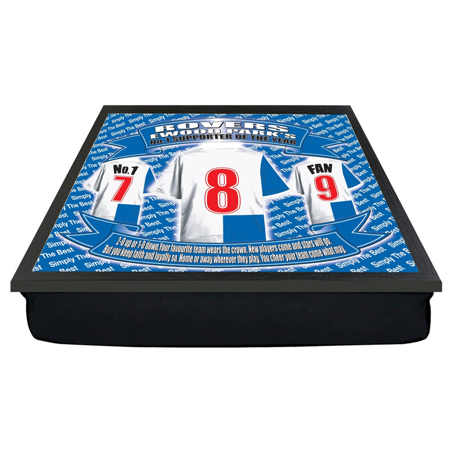 Blackburn Football Shirt Lap Tray Gift