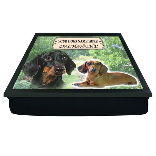 Dachshund Personalised Dog Breed Gift Lap Tray