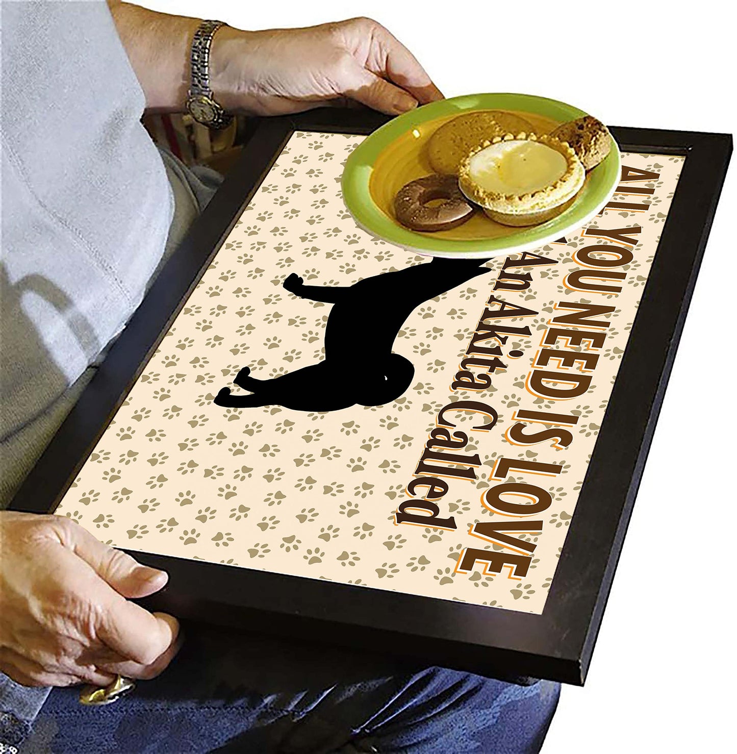 All You Need Is Love Akita Personalised Dog Breed Cushion Lap Tray Bean Bag Gift