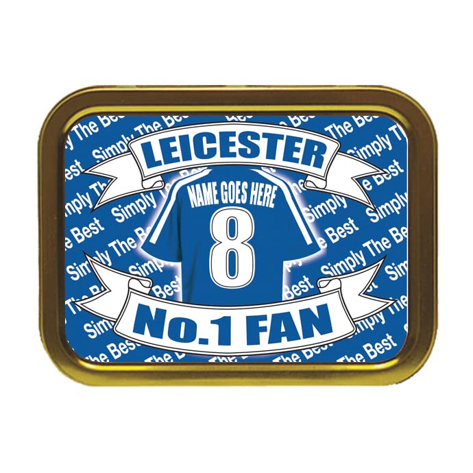 Leicester Football Shirt Personalised Tobacco Storage Tin & Products