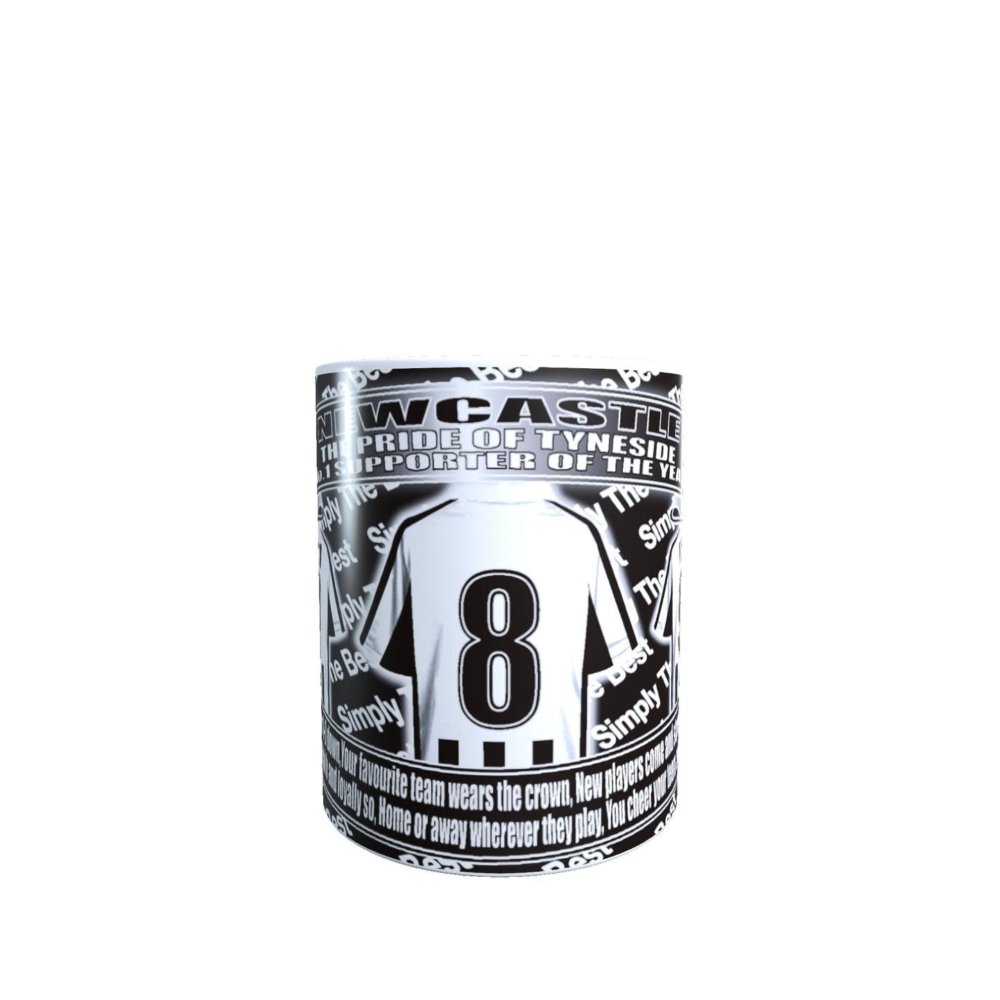 Newcastle Football Shirt Lap Tray And Mug Gift Set