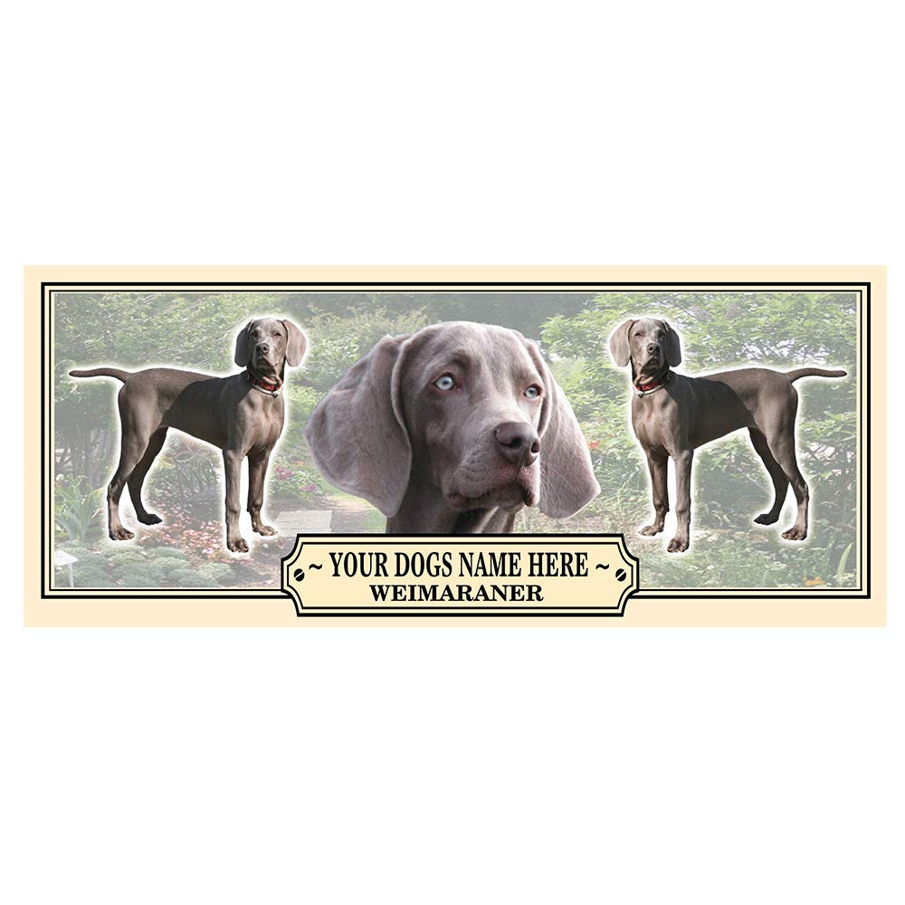 Weimaraner Personalised Dog Breed Gift Mug with Treats