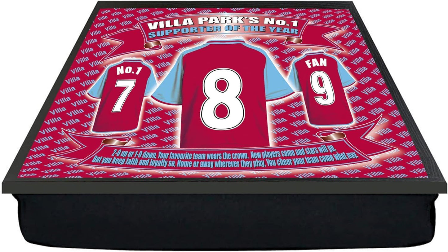 The Villa Football Shirt Lap Tray And Mug Gift Set, VILLA- LapMugGiftSet_000