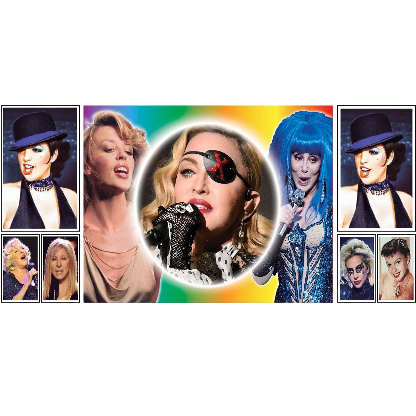 Diva Gay Pride Celebrity Icon Mug with Choice of Sweets Gift