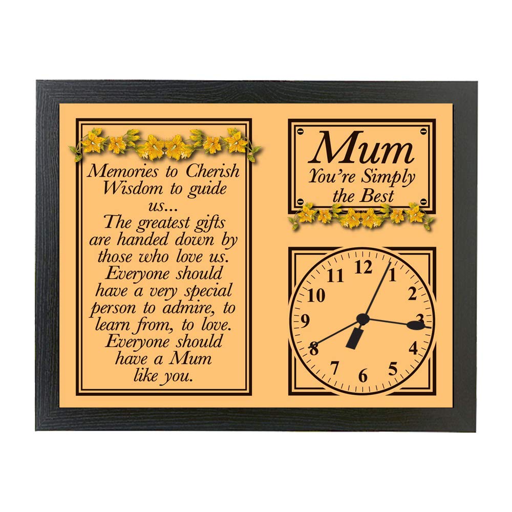 My Special Mum Poem Gift Clock