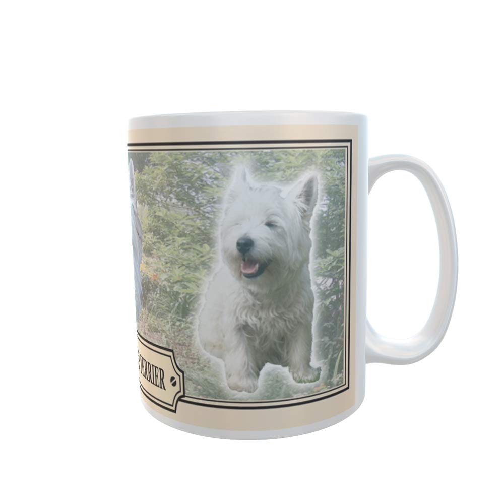 West Highland White Terrier Dog Breed Gift Mug with Treats