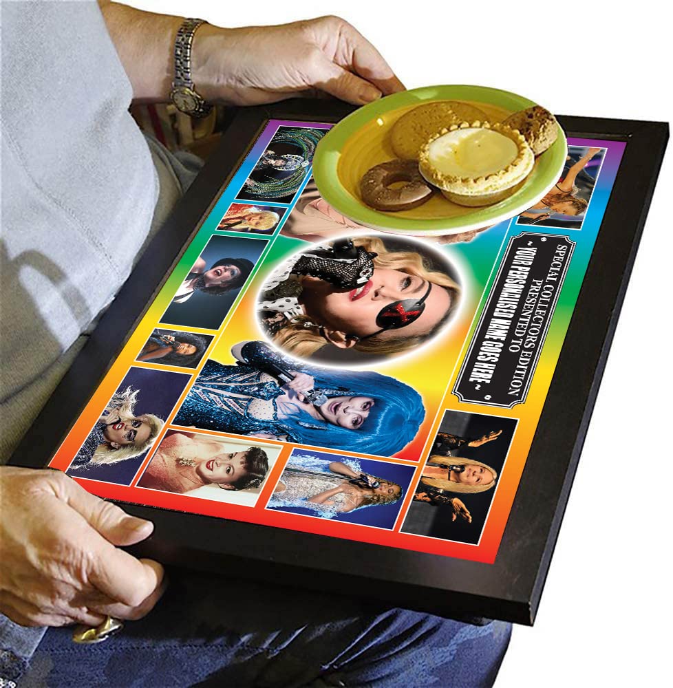 Diva Gay Pride Icon Personalised Lap Tray