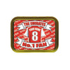 Gooners Football Shirt Personalised Tobacco Storage Tin & Products, Red, White