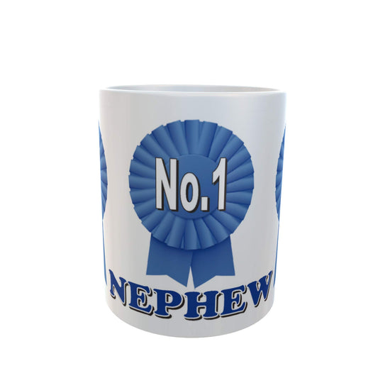 Simply The Best Nephew Ceramic Rosette Gift Mug