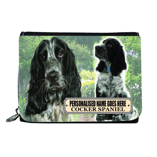 Cocker Spaniel Personalised Dog Breed Gift Purse