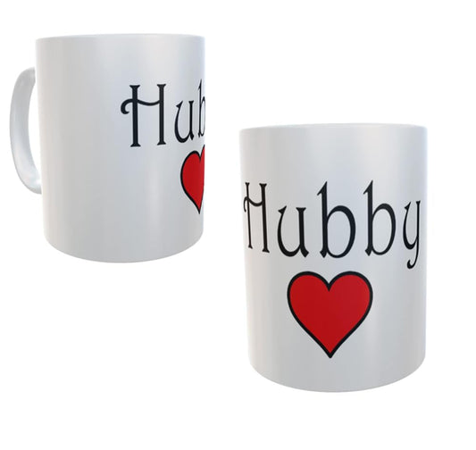 Hubby Love Heart Valentine's Day Any Occasion Mug Gift