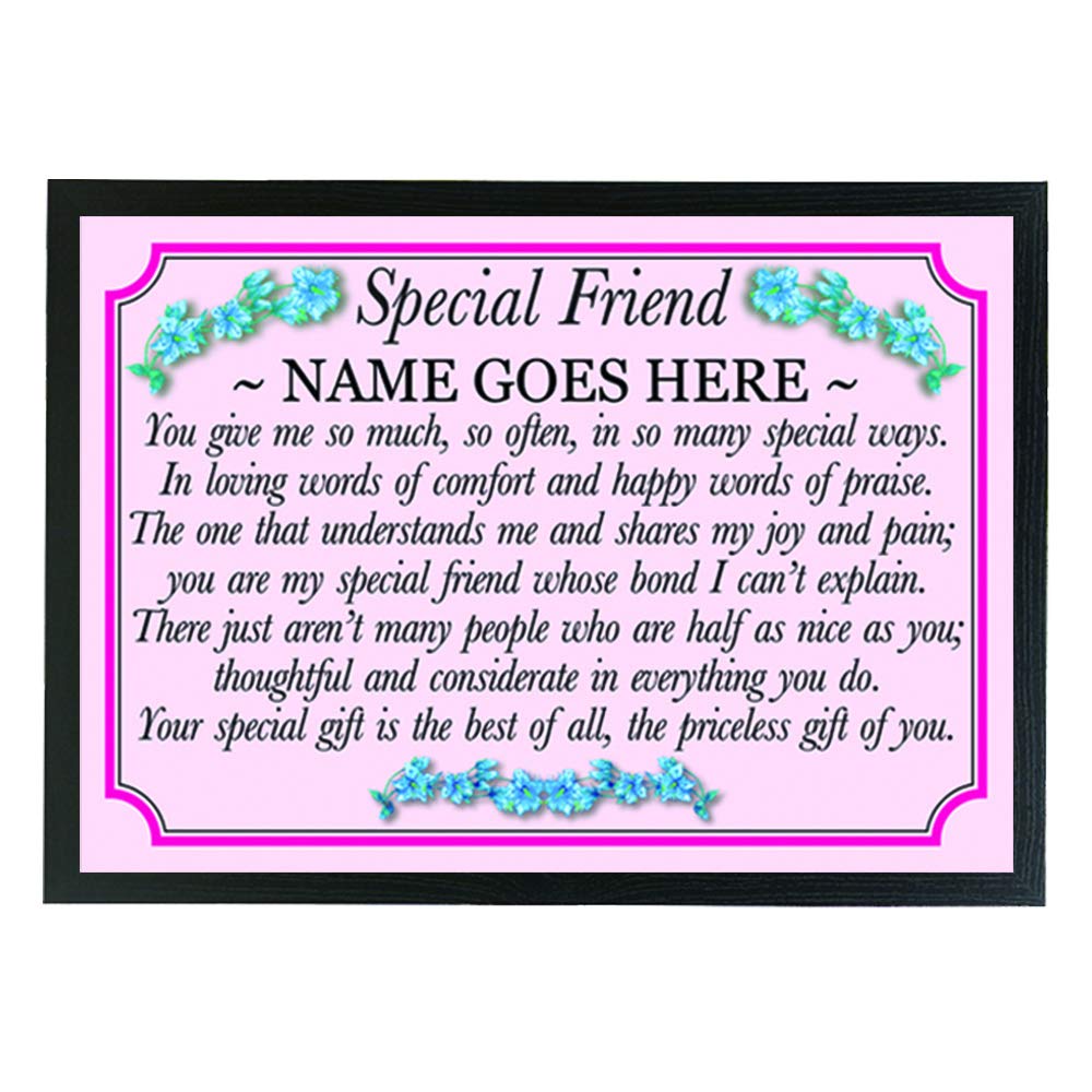 My Special Friend personalised lap tray gift