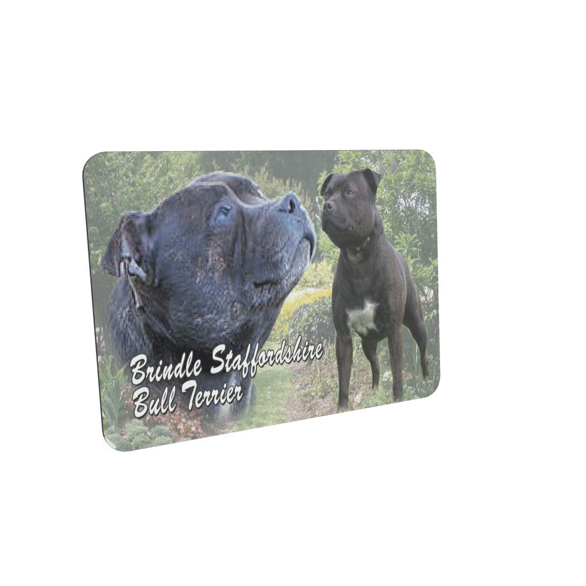 Brindle Staffordshire Bull Terrier Dog Breed Mouse Mat Gift