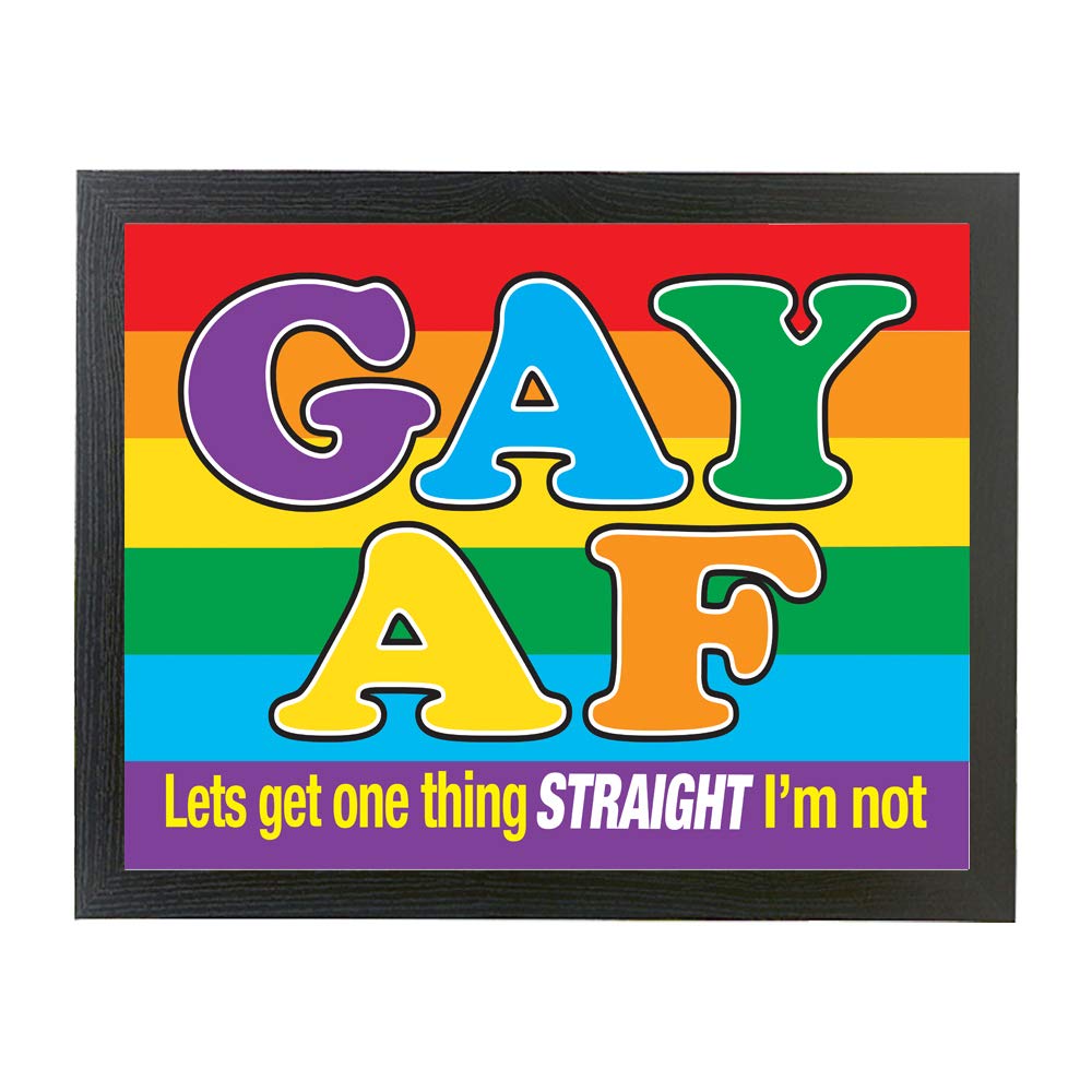 Gay as Fuck (AF) Lap Tray Gift
