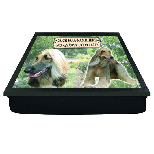 Afghan Hound Personalised Dog Breed Gift Lap Tray