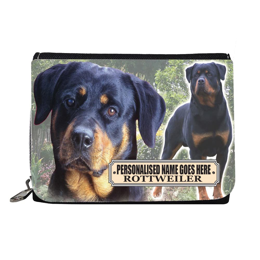 Rottweiler Personalised Dog Breed Gift Purse