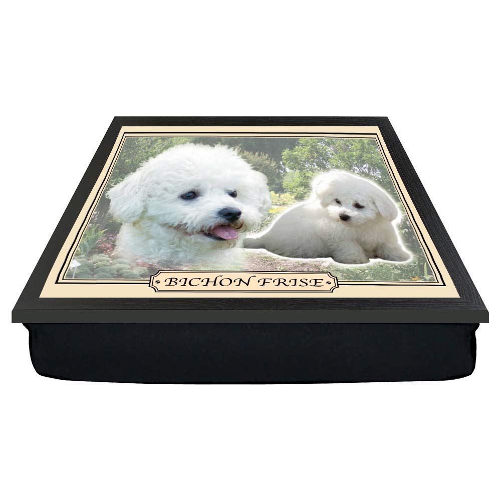 Bichon Frise Dog Breed Gift Lap Tray
