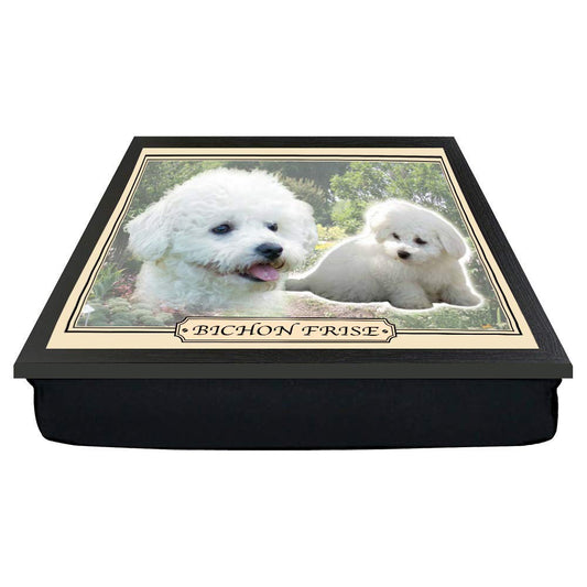 Bichon Frise Dog Breed Gift Lap Tray