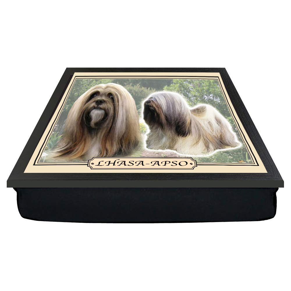 Lhasa Apso Dog Breed Gift Lap Tray