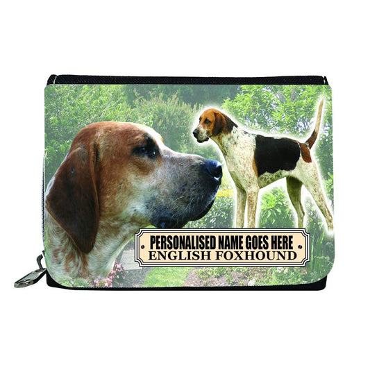 English Foxhound Personalised Dog Breed Gift Purse