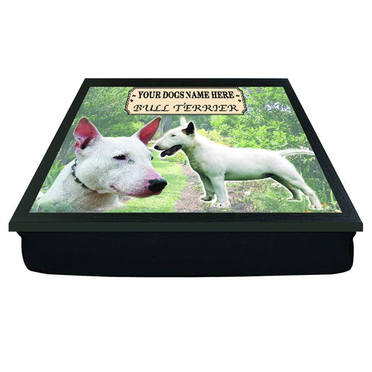 English Bull Terrier Personalised Dog Breed Gift Lap Tray