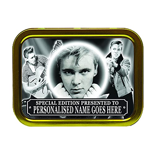 Billy Fury Singer Celebrity Icon Personalised Tobacco Storage Tin & Products