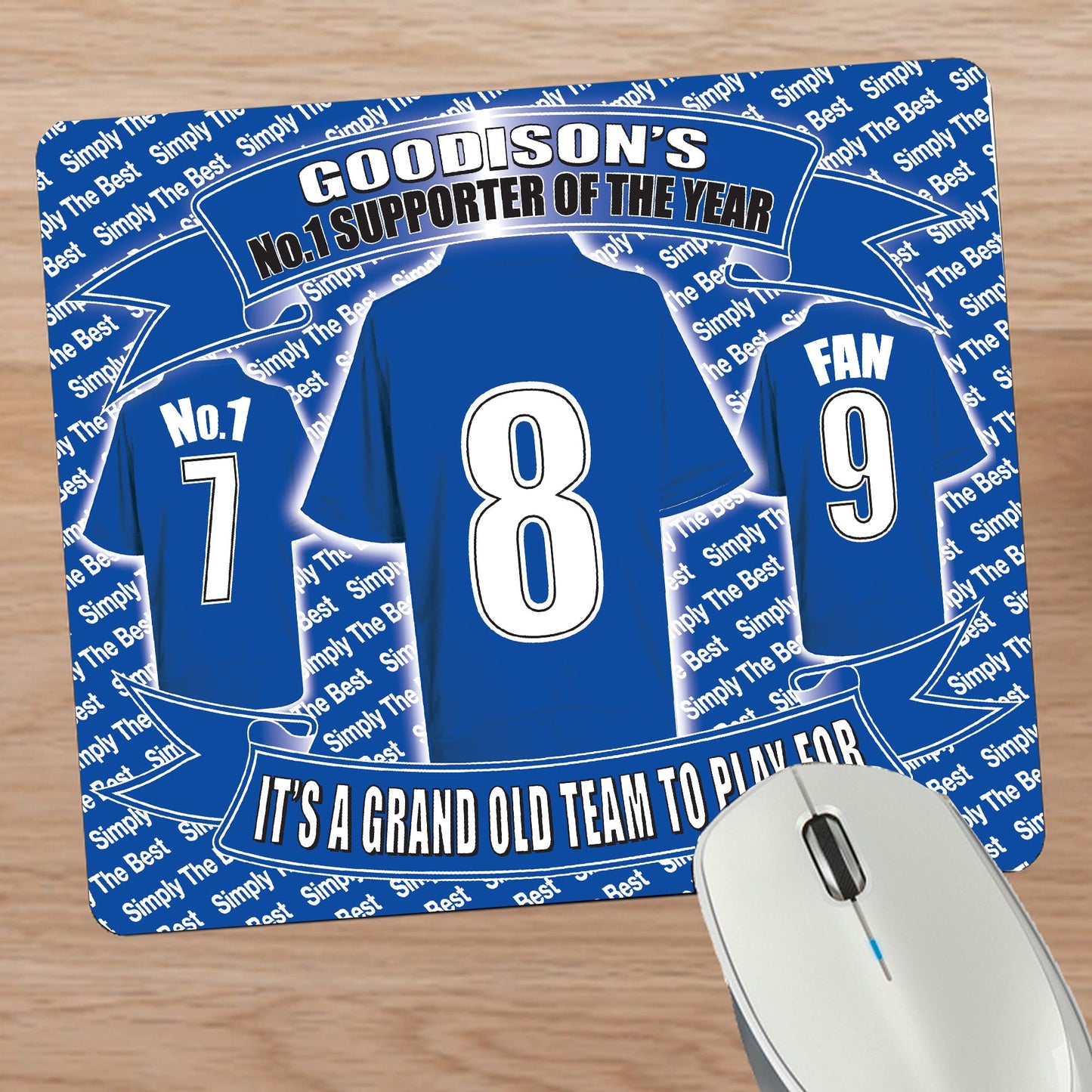 The People's Club Football Shirt Mouse Mat Gift