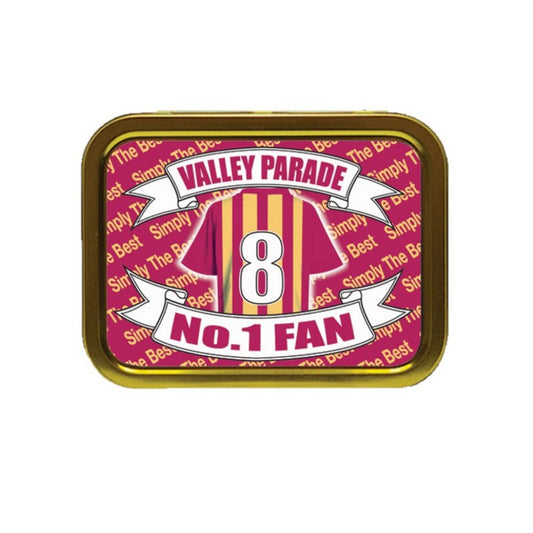 Bradford City Football Shirt Tobacco Storage Tin & Products