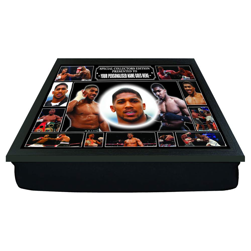 Anthony Joshua personalised icon gift lap tray