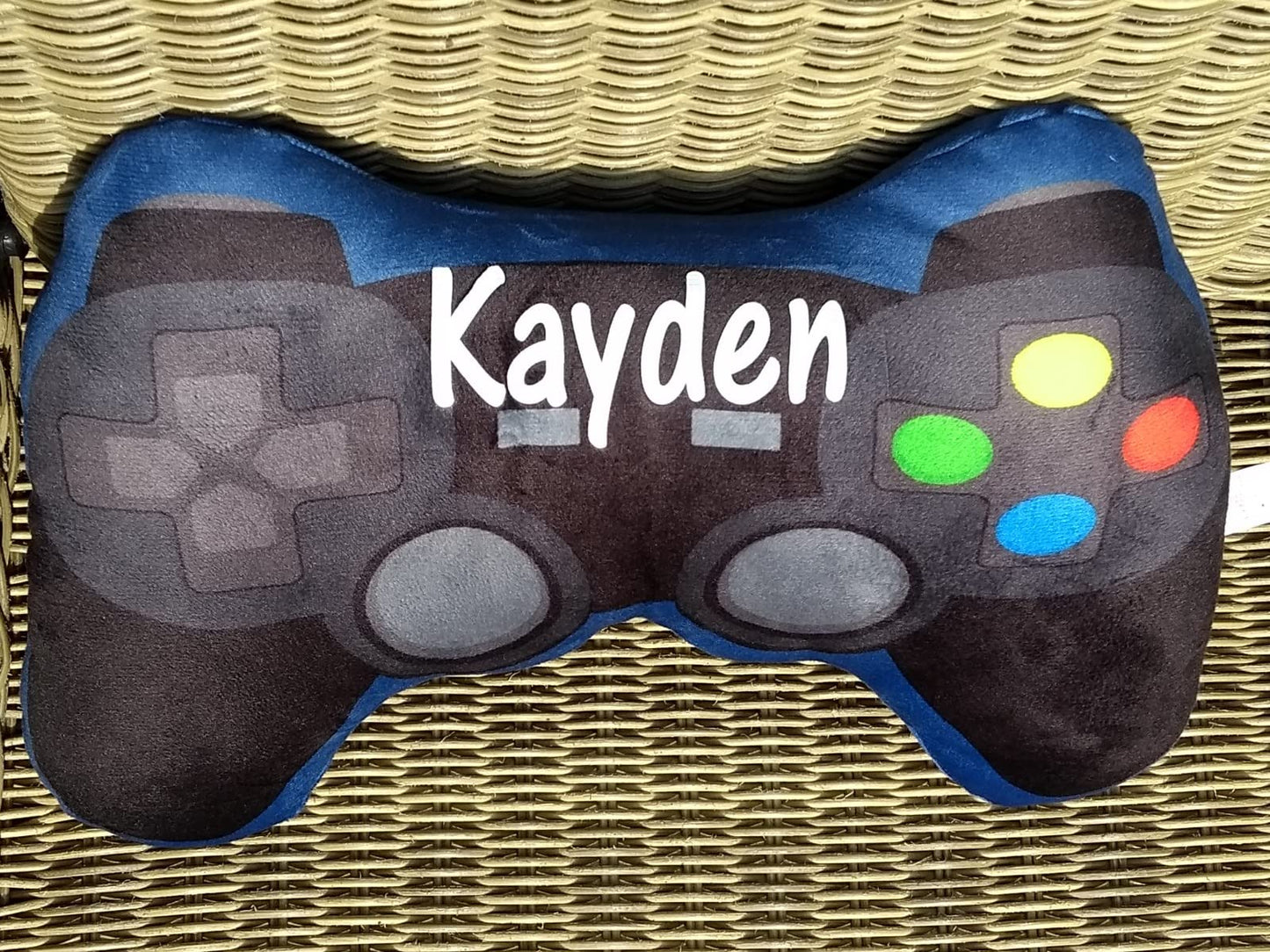 Game Controller Shaped Gaming Personalised Cushion Gift