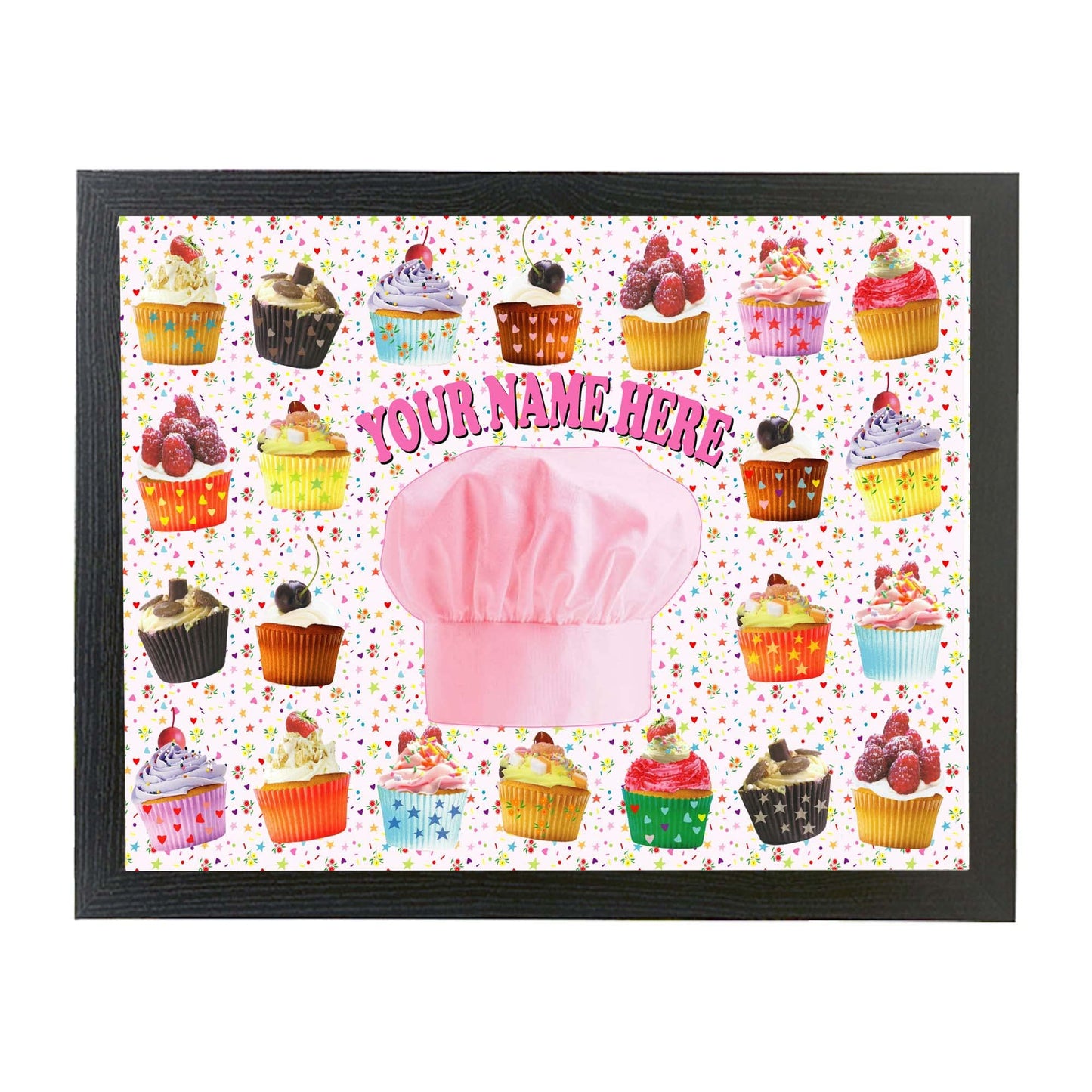 Cup Cake Personalised Lap Tray