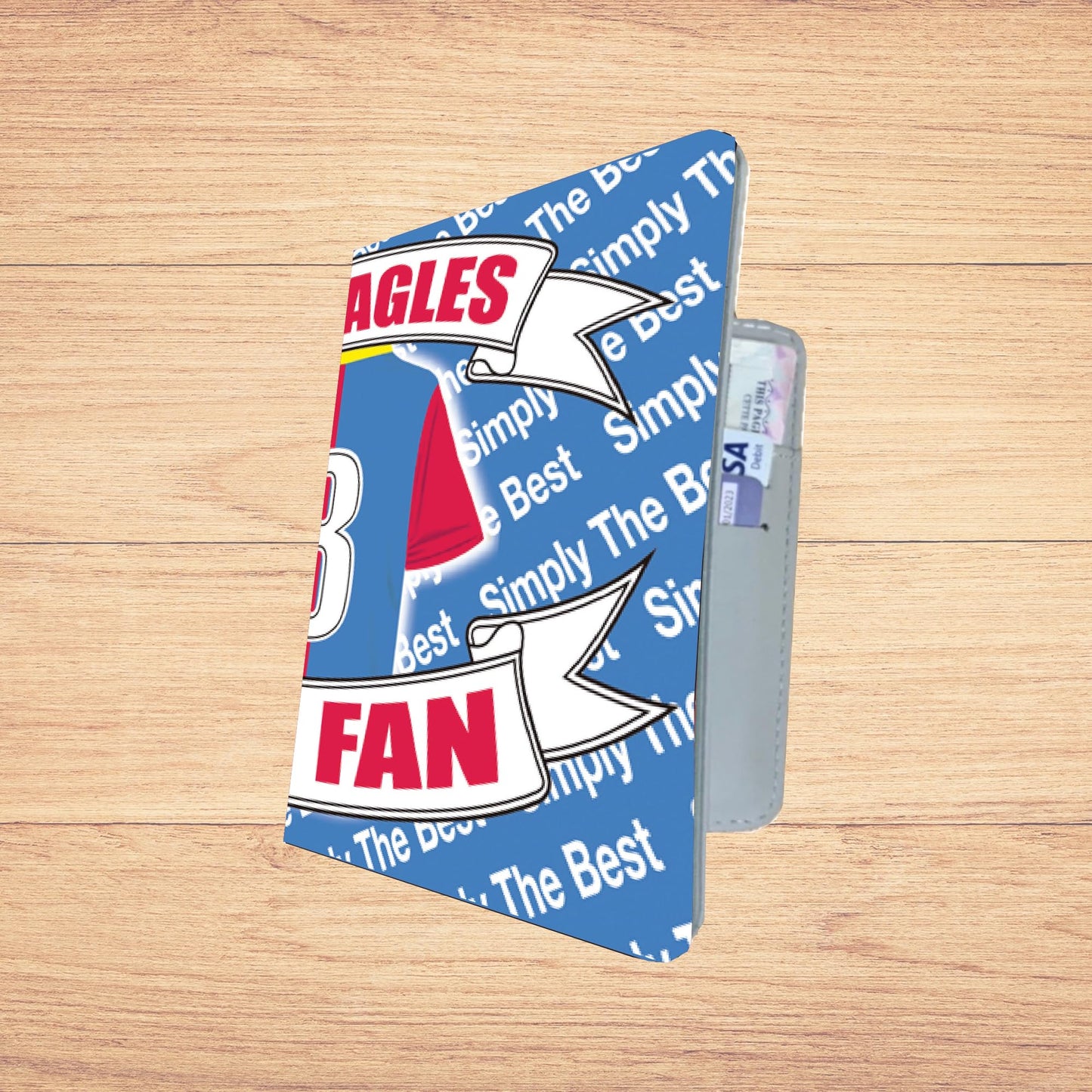 Crystal - The Glaziers Football Shirt Travel Passport Holder Case Gift Present