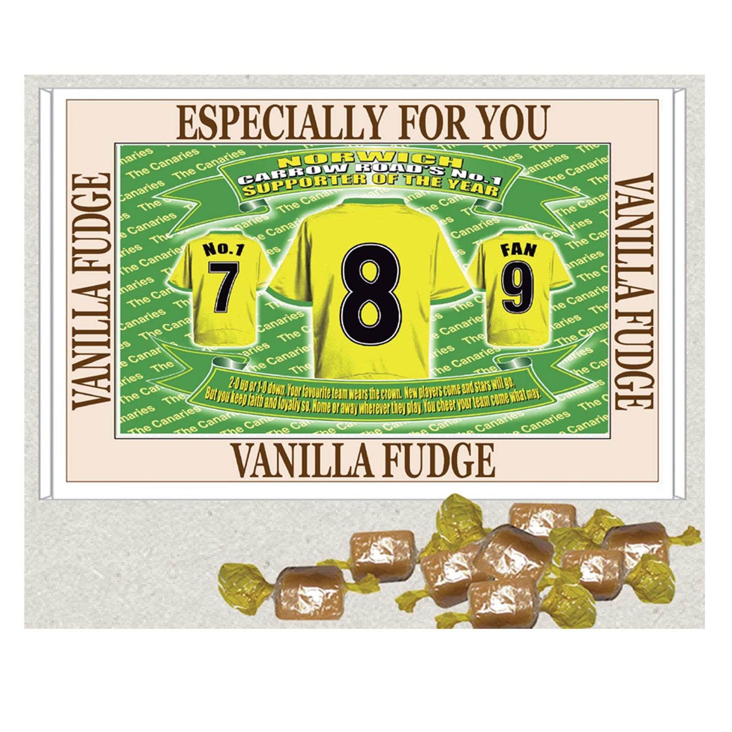 Norwich Football Shirt Gift Boxed Sweets
