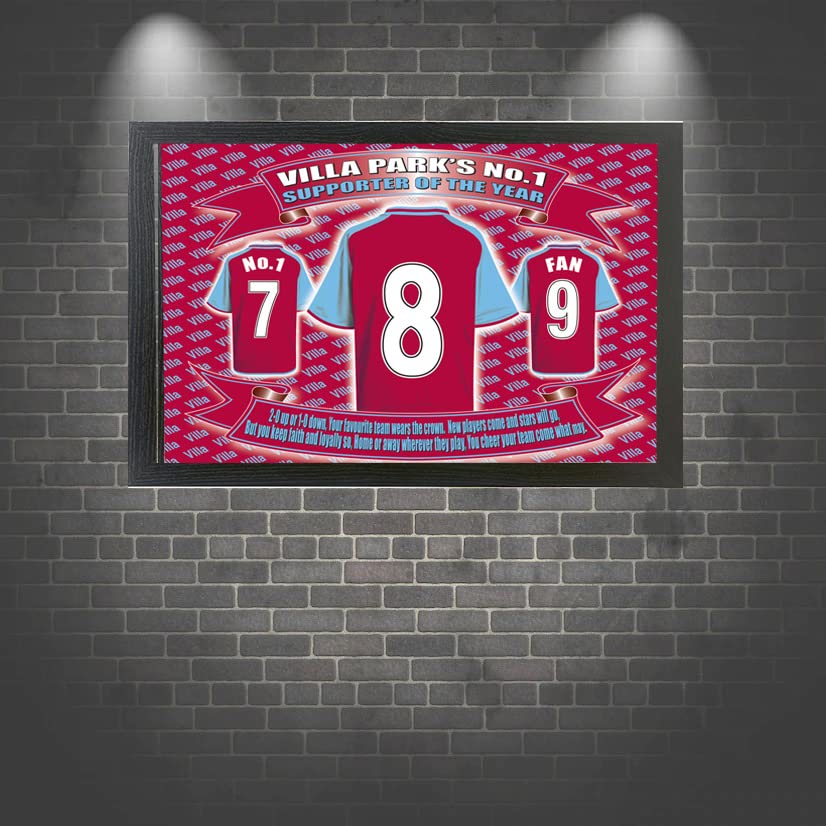 The Villa Football Shirt Picture Team-Aston Gift