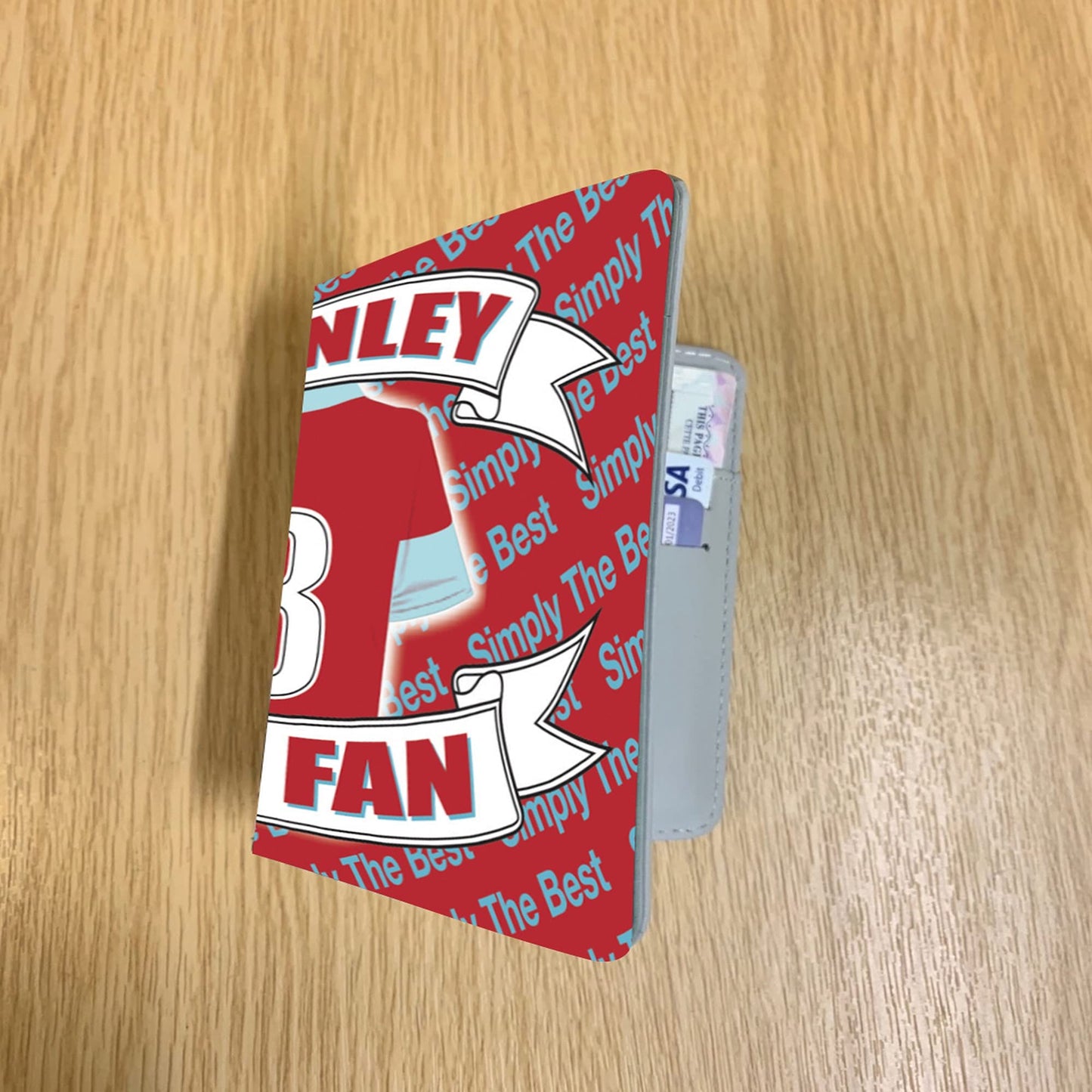 Burnley Football Shirt Travel Passport Holder Case Gift Present