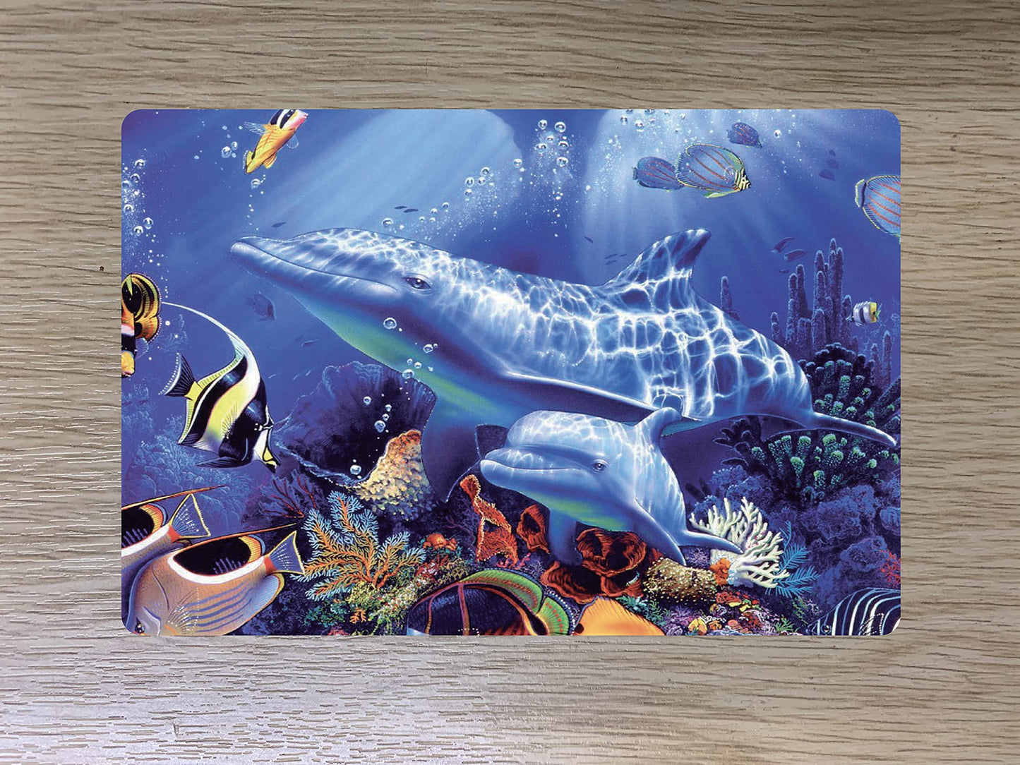 Dolphins Blue Planet Sea Life Travel Passport Holder Case Gift Present