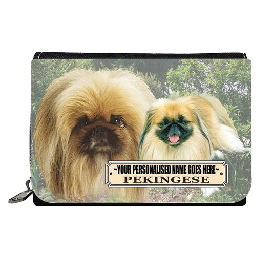 Pekingese Personalised Dog Breed Gift Purse