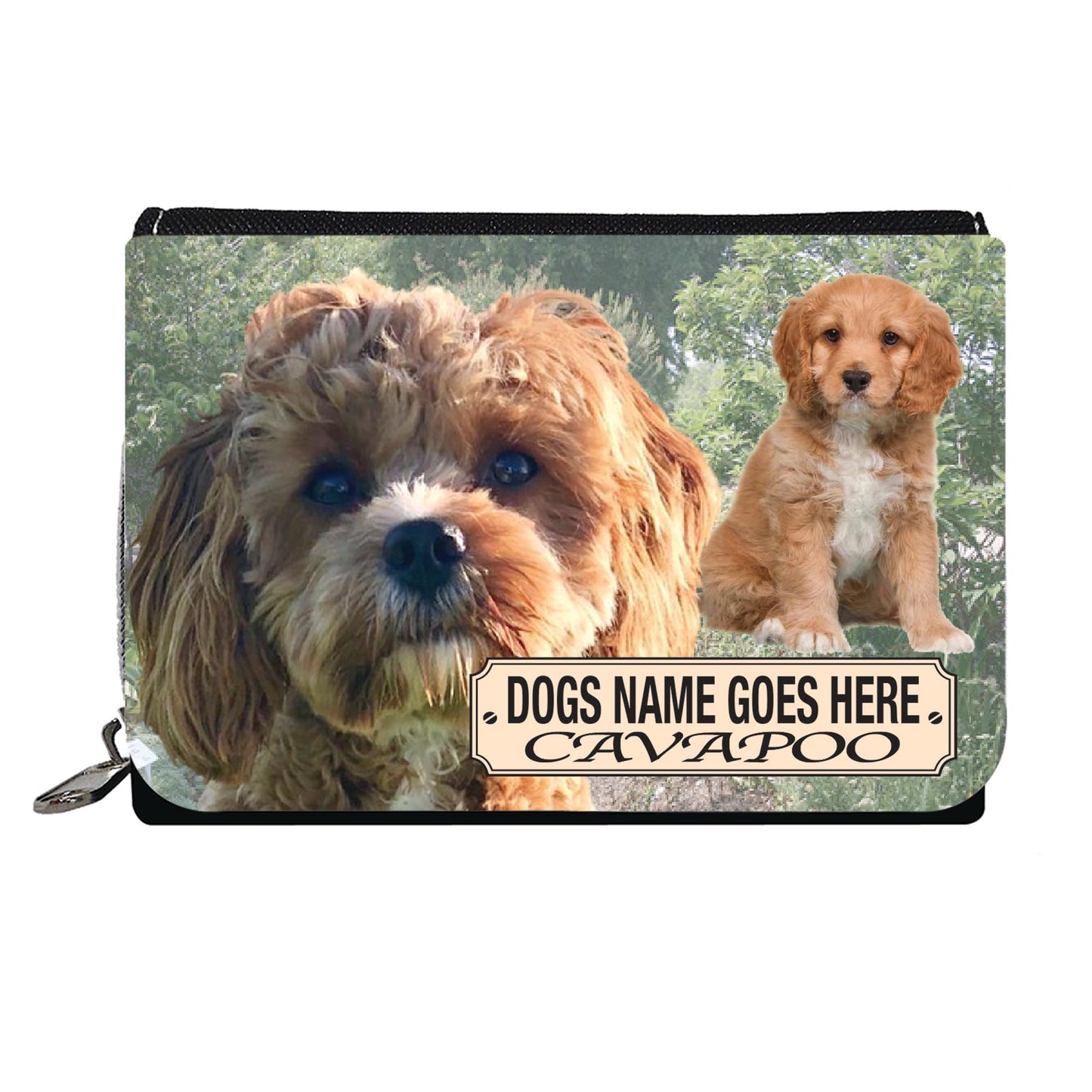 Cavapoo Personalised Dog Breed Gift Purse
