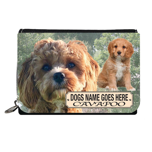 Cavapoo Personalised Dog Breed Gift Purse