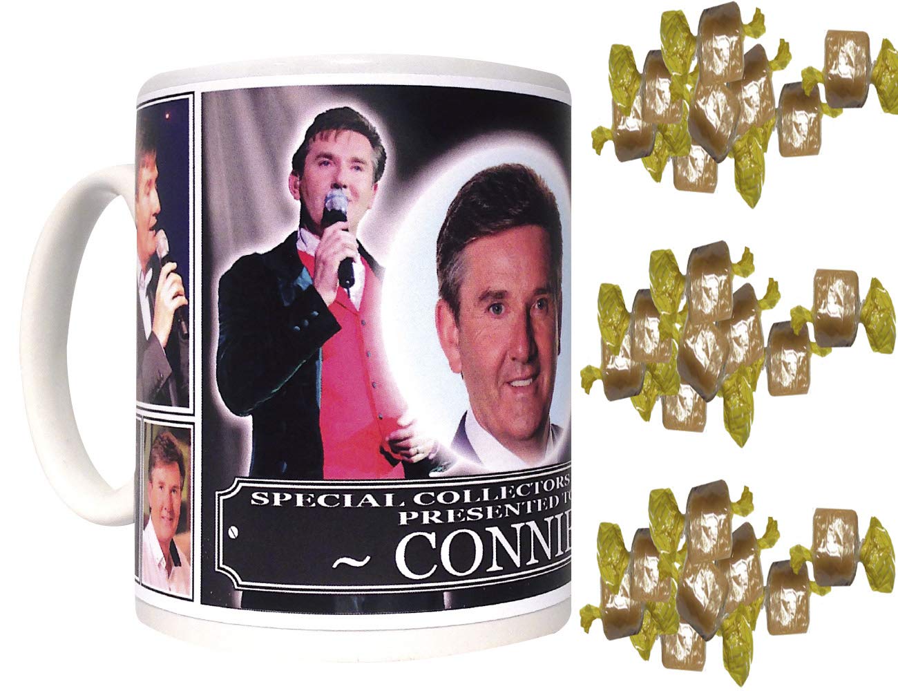 Daniel O'Donnell Personalised Icon Gift Mug with Sweets